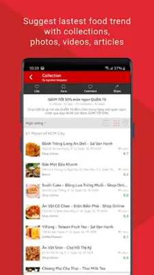 Foody android App screenshot 0